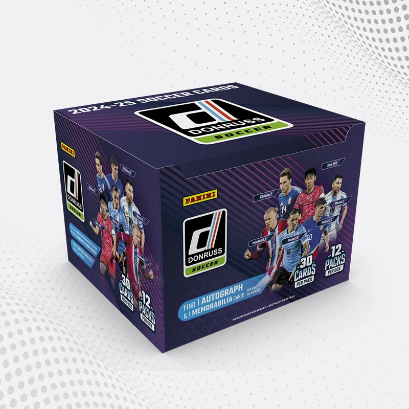 Box Panini Donruss Fifa Soccer 2024/25 di carte sportive collezionabili