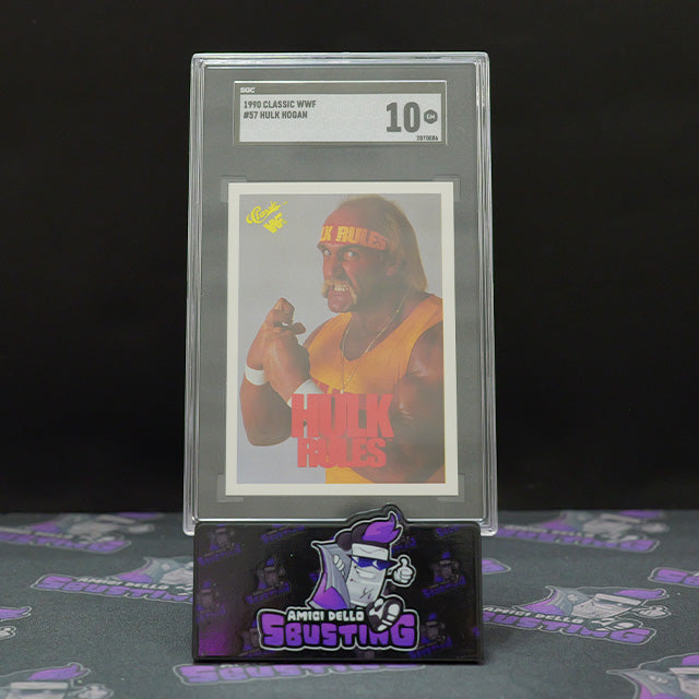 1990 CLASSIC WWF - Hulk Hogan"Hulk Rules" #57 [SGC 1O]