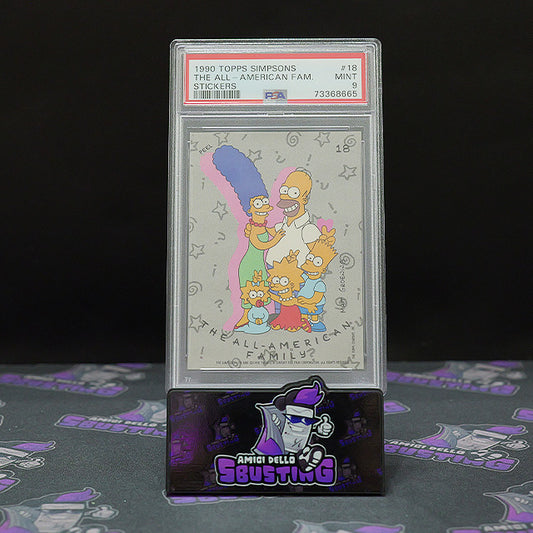 1990 Topps Simpsons - The All-American Family Stickers #18  [PSA 9]
