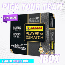 [Break] PANINI PLAYER OF THE MATCH 2024/25 - Pick Your Team #21 [1 Box]
