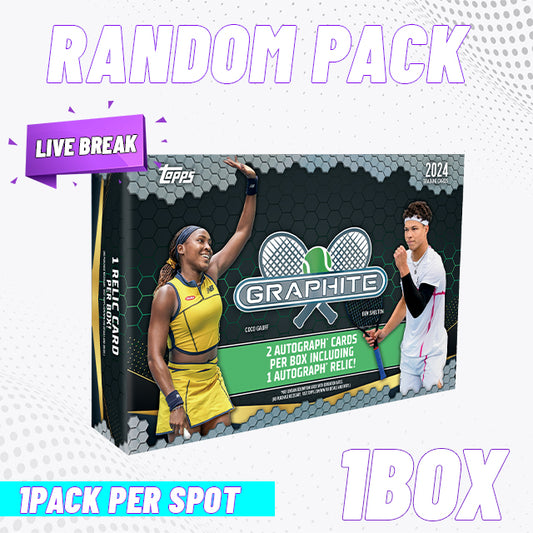 [Break] 2024 Topps Tennis - RANDOM PACK #19 [1 BOX] [Sealed Case]