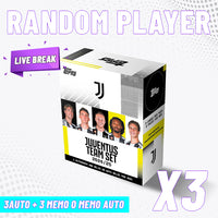 [Break] Topps Juventus Team Set 2024/25 - RANDOM PLAYER #3 [3 BOX]