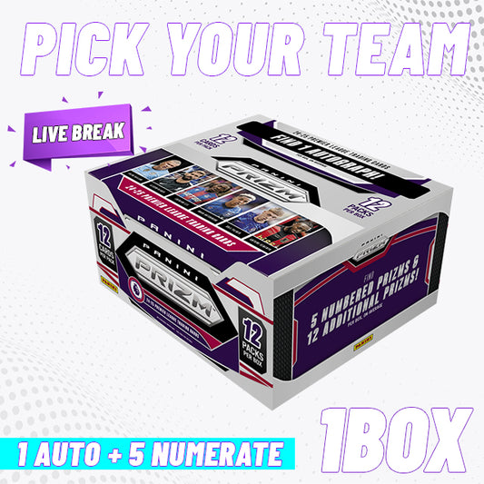 [Break] 2024/25 Panini Prizm EPL Hobby Box - PICK YOUR TEAM #6 [1 BOX]
