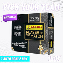 Break Panini Player of the match 2024 - Box Opening Live di Carte Sportive Collezionabili