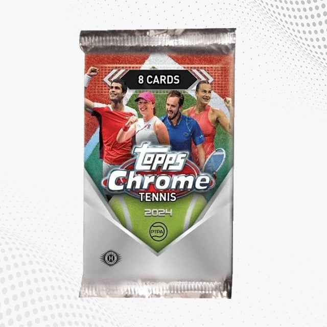 2024 Topps Chrome Tennis : Bustina da 8 Card