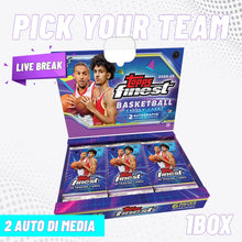Break Topps Finest Basketball 2024/25 - Box Opening Live di Carte Sportive Collezionabili